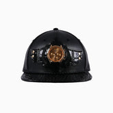 Breyer's Buck 50 Real Leather Dark Night Bold Watch Hat