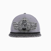 Breyer's Buck 50 Real Leather Grey Fusion Crown Watch Hat