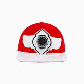 Breyer's Buck 50 Real Leather Red White Fusion Swag Watch Hat