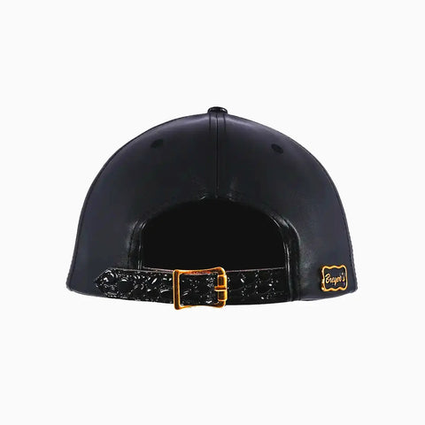Breyer's Buck 50 Real Leather Dark Night Bold Watch Hat