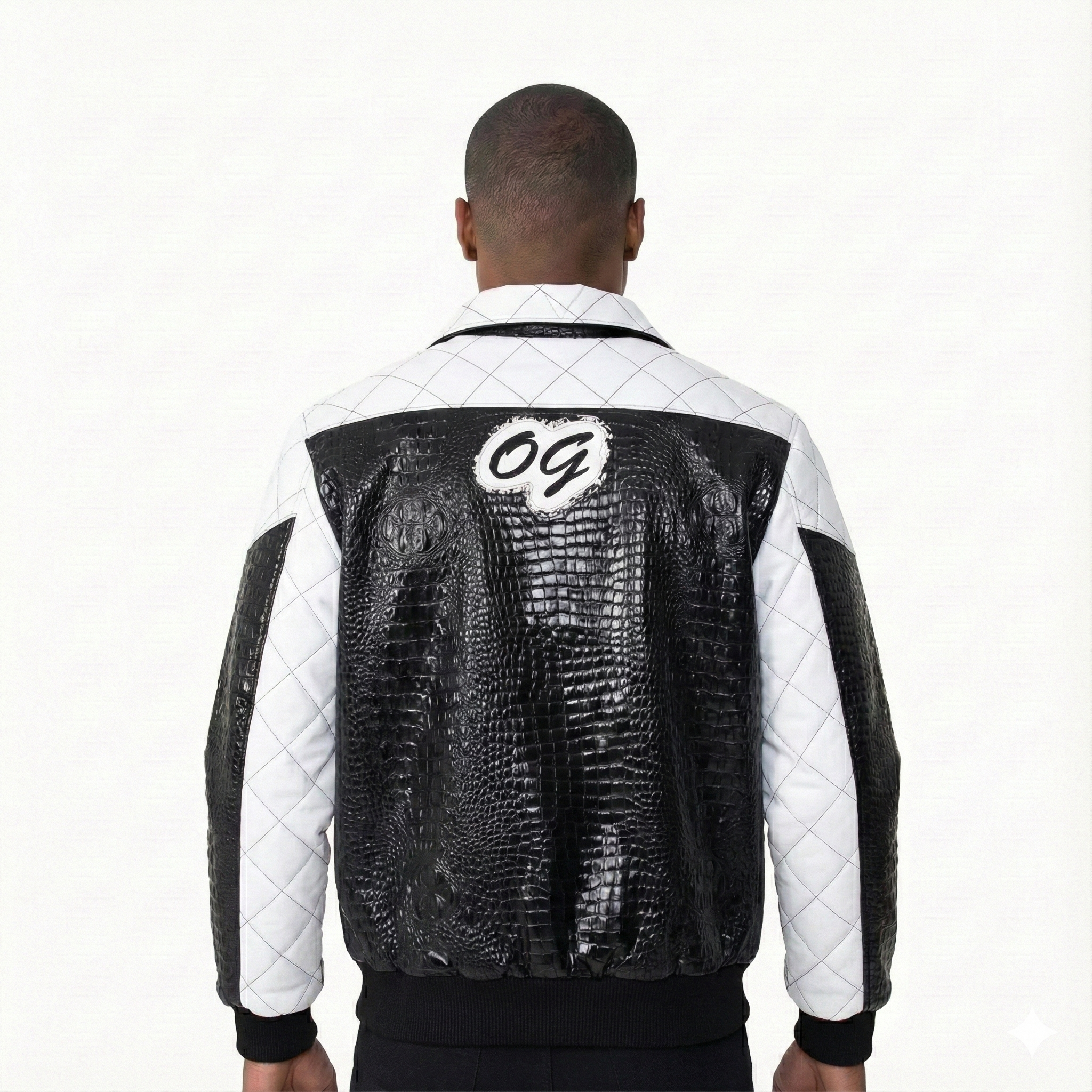 Breyer's OG Boss Edition Leather Jacket With Snake Skin