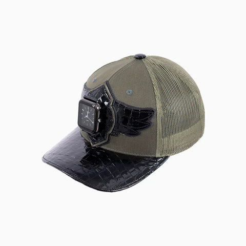 Breyer's Buck 50 Wool Trucker Hat With Leather Visor
