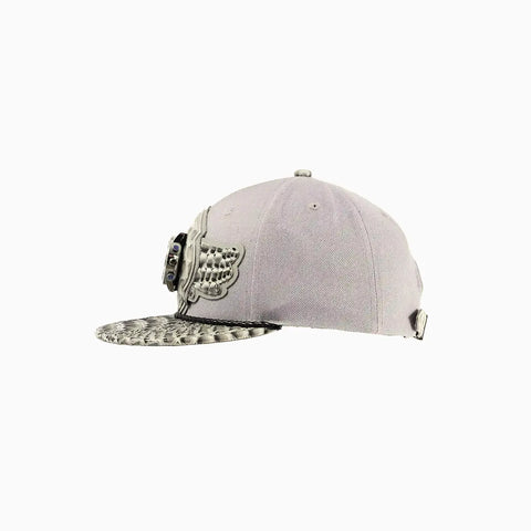 Breyer's Buck 50 Real Leather Grey Fusion Crown Watch Hat