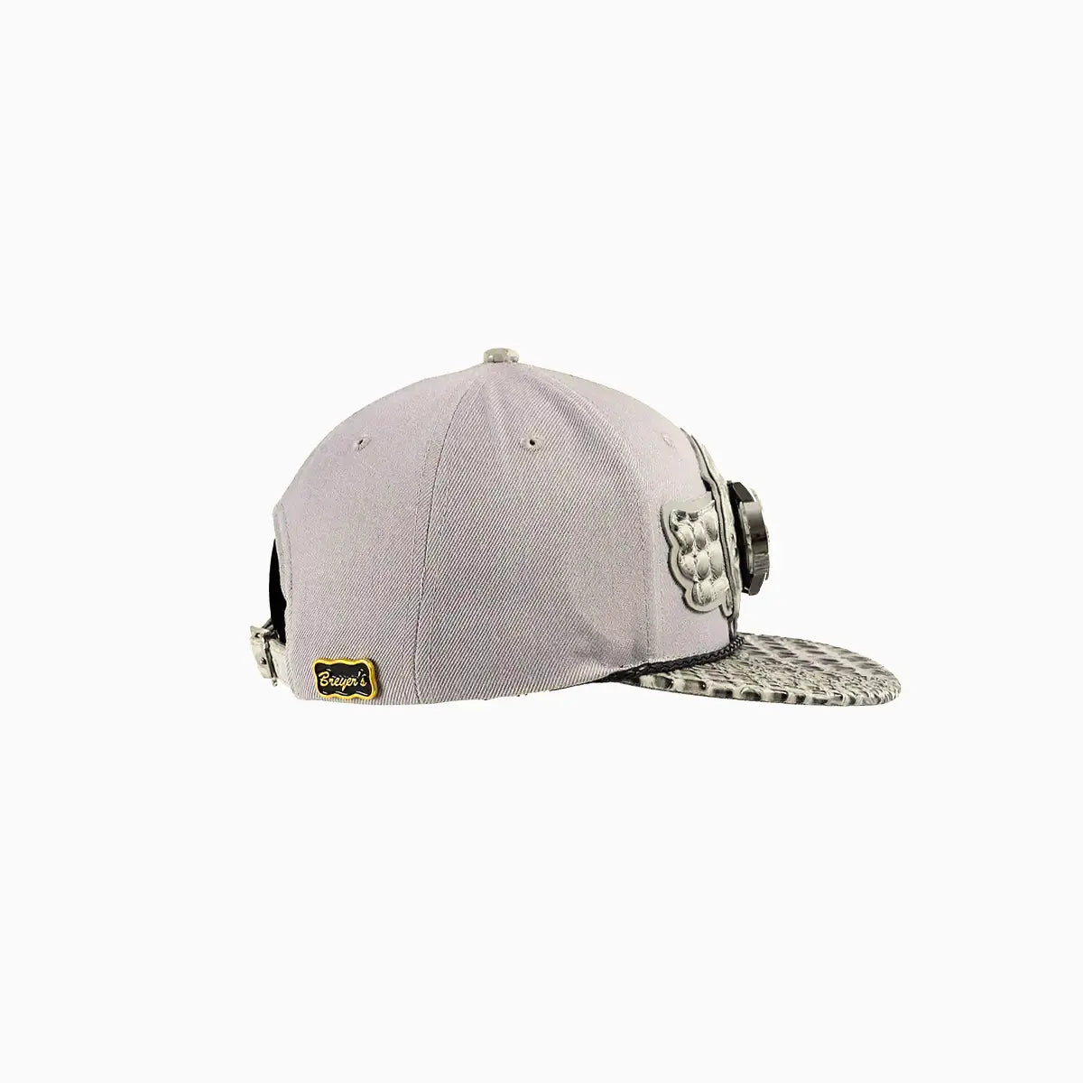 Breyer's Buck 50 Real Leather Grey Fusion Crown Watch Hat