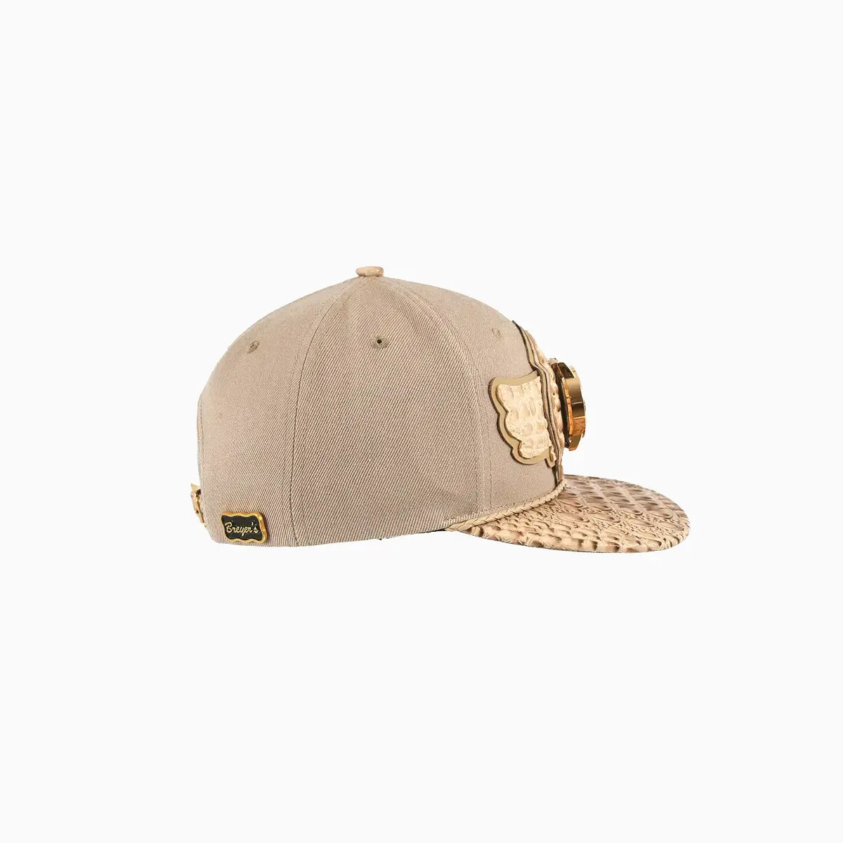Breyer's Buck 50 Real Leather Khaki Brown Fusion Swag Watch Hat