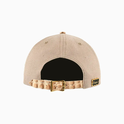 Breyer's Buck 50 Real Leather Khaki Brown Fusion Swag Watch Hat