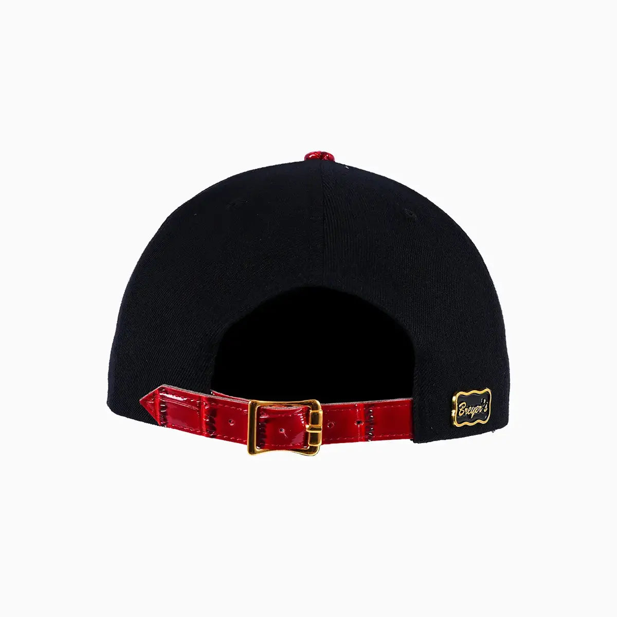 Breyer's Buck 50 Real Leather Red Black Fusion Swag Watch Hat