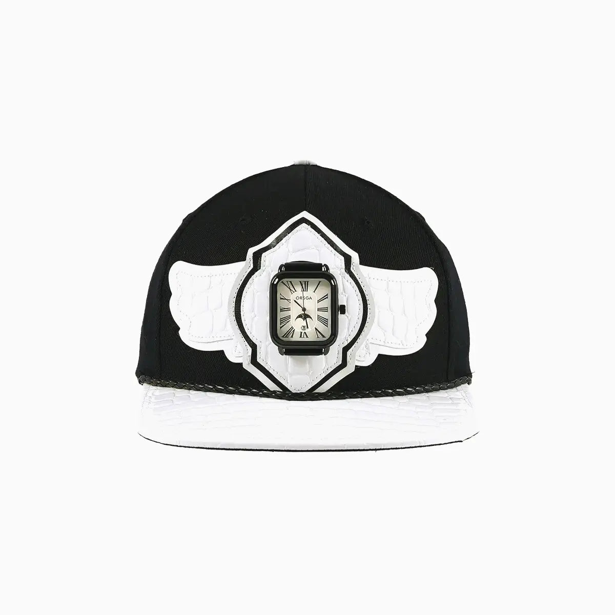 Breyer's Buck 50 Real Leather Black White Fusion Swag Watch Hat