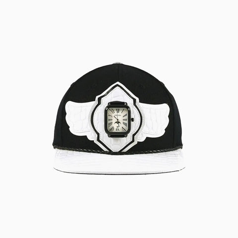 Breyer's Buck 50 Real Leather Black White Fusion Swag Watch Hat