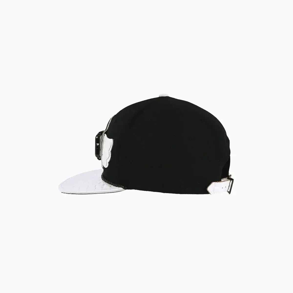 Breyer's Buck 50 Real Leather Black White Fusion Swag Watch Hat