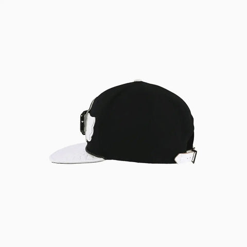 Breyer's Buck 50 Real Leather Black White Fusion Swag Watch Hat