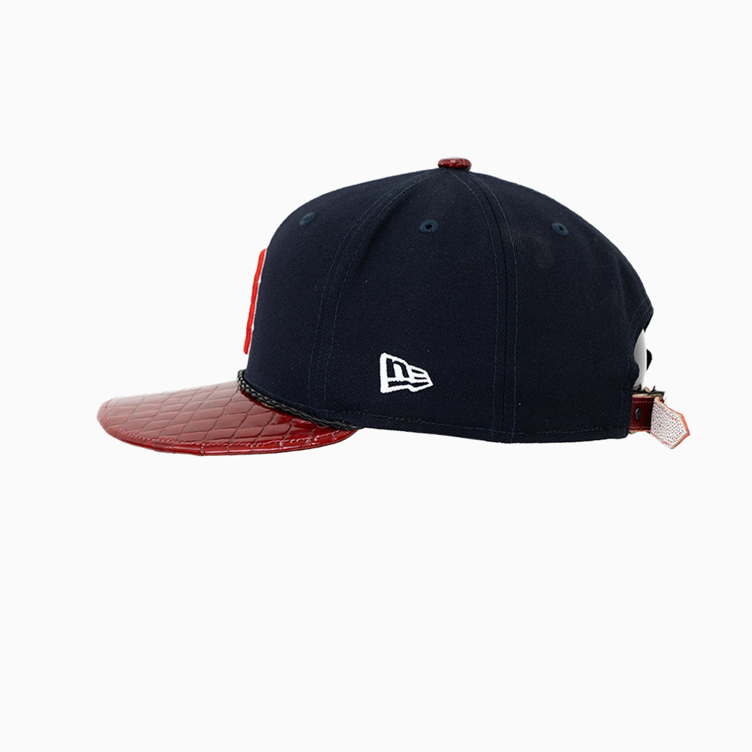 breyers-buck-50-boston-red-sox-mlb-hat-with-leather-visor-breyers-brsh-ny-rd