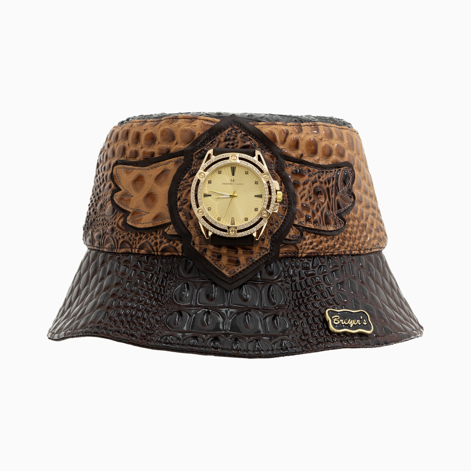 Bucket Watch Breyer's Buck 50 Bucket Watch Hat - Dark Brown/Gold – Breyers
