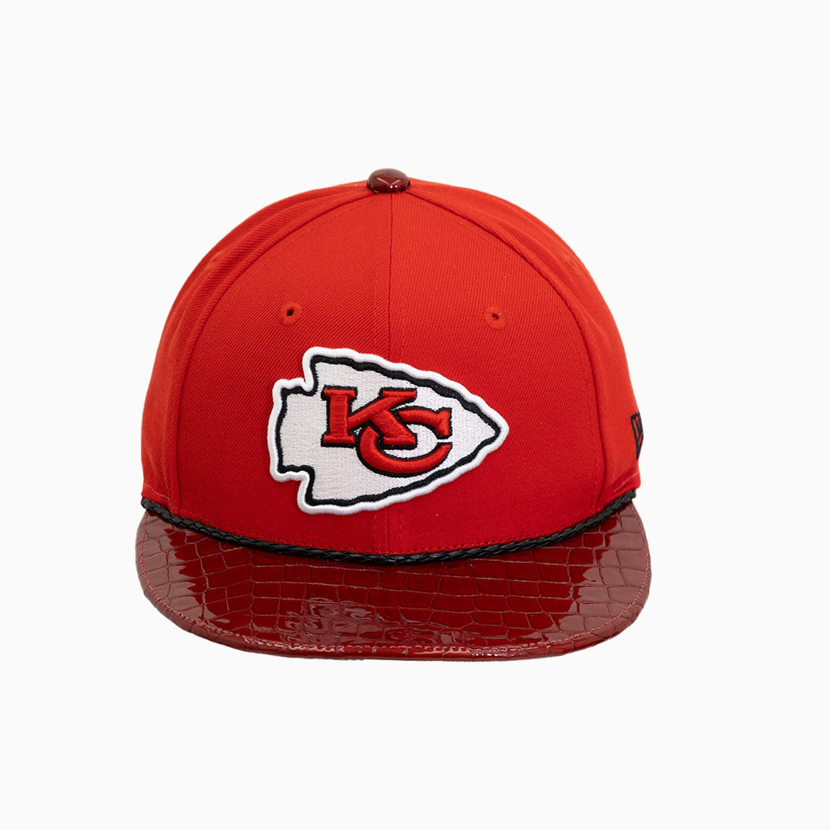 breyers-buck-50-kansas-city-chiefs-hat-with-leather-visor-breyers-tkcc-red