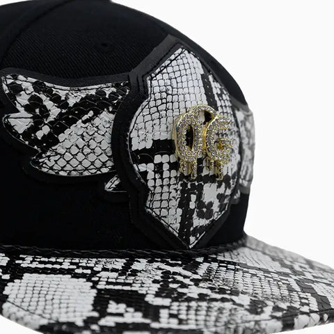 Breyer's Buck 50 OG Wool Hat With Faux Snake Skin Visor Breyers - Tops and Bottoms USA