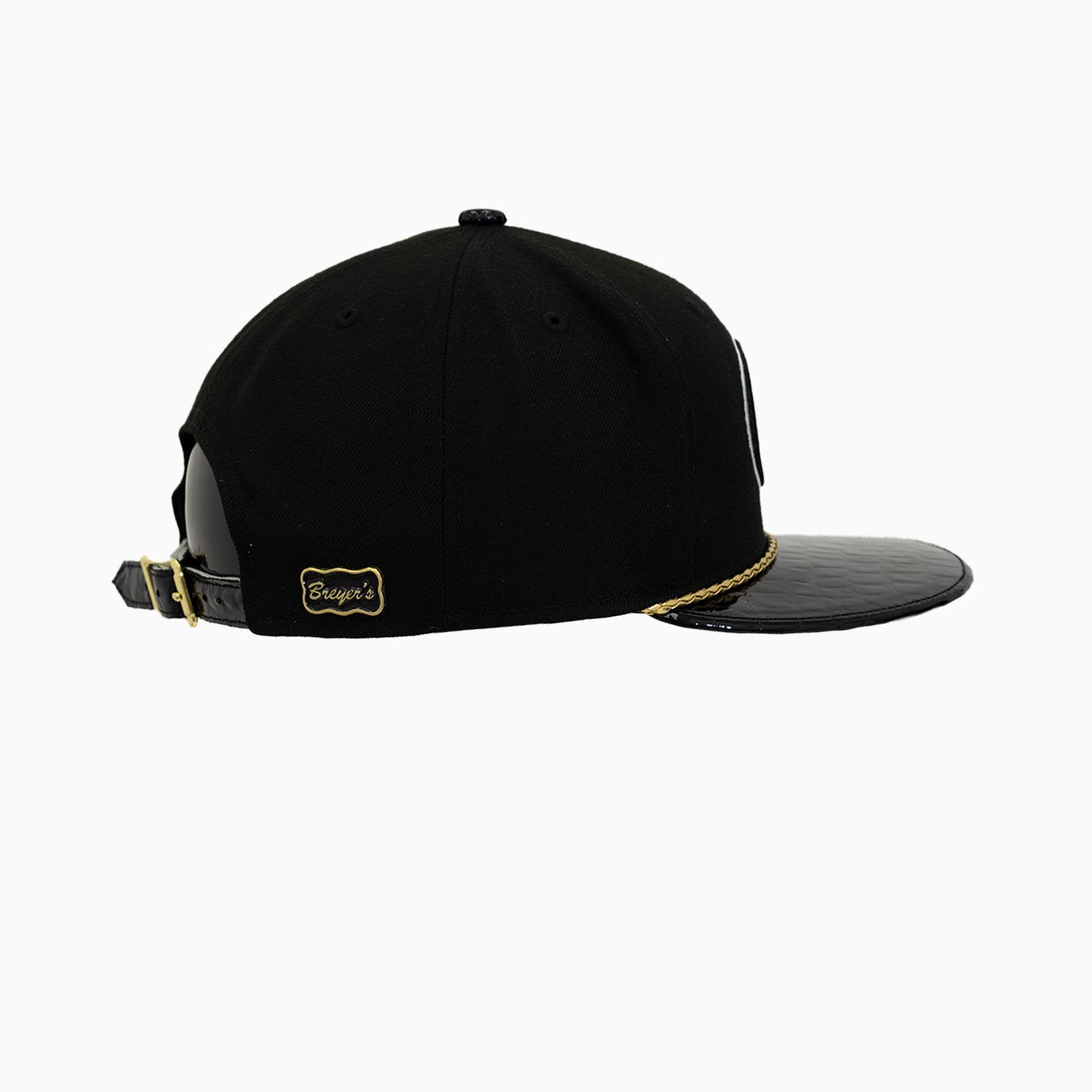 breyers-buck-50-san-francisco-49ers-hat-with-leather-visor-breyers-tsf49e-blk