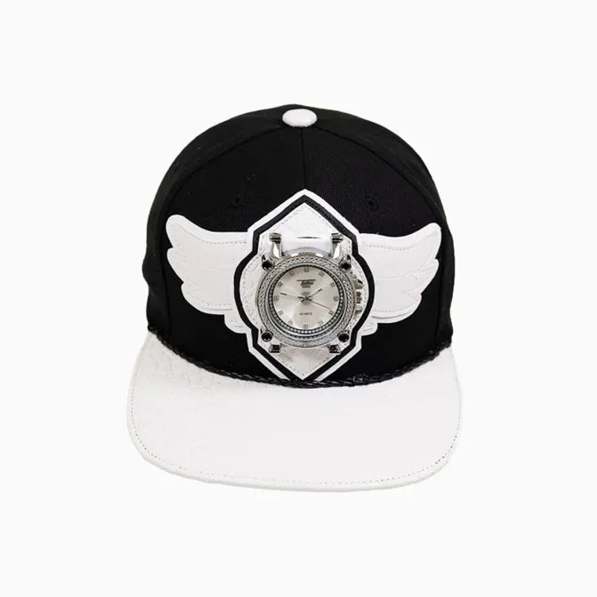 Breyer's Buck 50 Real Leather Black White Fusion Swag Watch Hat